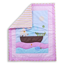 Load image into Gallery viewer, Dream On Me Sea Friends 3 Piece Reversible Full Size Crib Bedding Set