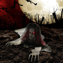 Load image into Gallery viewer, Haunted Hill Farm HHGBZOMB-1LSA 63 in. Animatronic Witch, Color 1