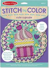 Load image into Gallery viewer, Melissa &amp; Doug Stitch by Color – Cute Cupcake