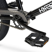 Load image into Gallery viewer, Experiment with Tricks Ride to Meet Up with Friends 20 inch Hyper Spinner Gloss Black with Red Accent BMX Bike