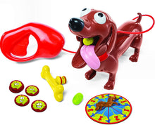 Load image into Gallery viewer, Goliath New &amp; Improved Doggie Doo - Squeeze The Leash Poop The Food Game, Brown