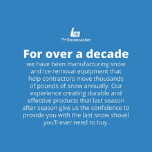 Load image into Gallery viewer, The Snowcaster 30SNC Wheeled Snow Pusher Shovel, Blue