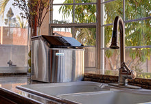 Load image into Gallery viewer, NewAir Countertop Clear Ice Maker Machine, Makes 40 lbs of Ice, Portable Stainless Steel, ClearIce40