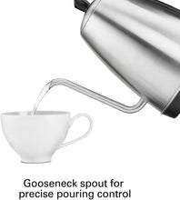 Load image into Gallery viewer, Hamilton Beach 1.2 Liter Gooseneck Pour Over Electric Kettle for Tea and Hot Water, Cordless, Auto-Shutoff and Boil-Dry Protection
