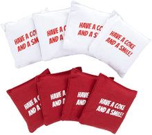 Load image into Gallery viewer, Hey! Play! Coca Cola Cornhole Outdoor Game Set with 8 Bean Bags