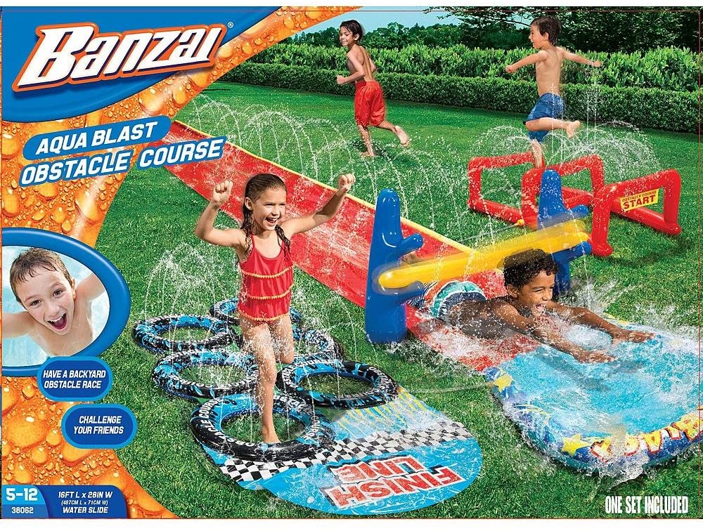 Banzai Aqua Blast Obstacle Course by Banzi