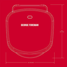 Load image into Gallery viewer, George Foreman GR0040B 2-Serving Classic Plate Grill, Black