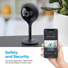 Load image into Gallery viewer, Geeni Look 2 Pack 1080p HD Smart Wi-Fi Security Camera System with Night Vision, Motion Detection, 2 Way Audio,Remote Access with iOS Android App, No Hub Required, Black