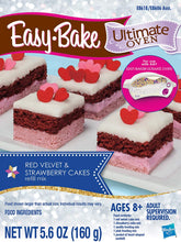 Load image into Gallery viewer, Easy Bake Refill 3-Pack Bundle Includes one Each Pizza, Red Velvet Cake, and Whoopie Pie Mixes