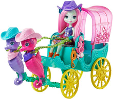 Load image into Gallery viewer, Enchantimals Seahorse Carriage SANDELLA Seahorse Doll and PLAYSET