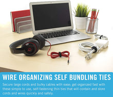 Load image into Gallery viewer, VELCRO Brand ONE-WRAP Cable Ties | Wire Management for Organizing Home, Office and Data Centers