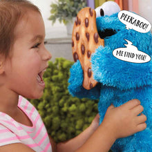 Load image into Gallery viewer, Sesame Street Peekaboo Cookie Monster Talking 13-Inch Plush Toy for Toddlers, Kids 18 Months &amp; Up
