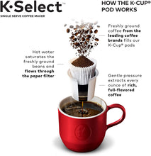 Load image into Gallery viewer, Keurig K-Select, Single Serve K-Cup Pod Coffee Maker, Strength Control, Marine Blue