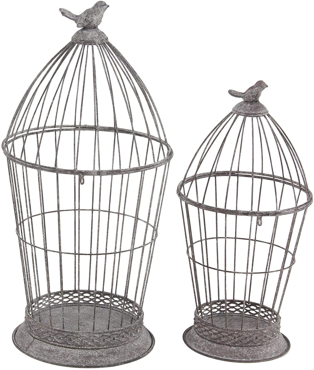 Deco 79 Farmhouse Birdcage Candle Lanterns, 10