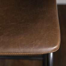 Load image into Gallery viewer, Walker Edison Douglas Urban Industrial Faux Leather Armless Dining Chairs