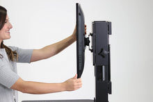 Load image into Gallery viewer, Victor DC300 High Rise Collection Sit-Stand Desk Converter 28 x 23 x 15 1/2 Black