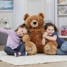 Load image into Gallery viewer, Melissa &amp; Doug Jumbo Brown Teddy Bear