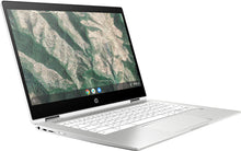 Load image into Gallery viewer, HP Chromebook x360-14&quot; HD Touch - Celeron N4000-4GB - 32GB eMMC - Silver White
