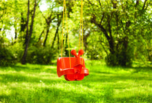 Load image into Gallery viewer, CREATIVE CEDAR DESIGNS Snail Toddler Swing with Rope