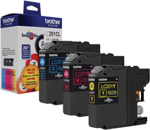 Load image into Gallery viewer, Brother Genuine Standard Yield Color Ink Cartridges, LC2013PKS, Replacement Color Ink Three Pack, Includes 1 Cartridge Each of Cyan, Magenta &amp; Yellow, Page Yield Up to 260 Pages/Cartridge