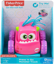 Load image into Gallery viewer, Fisher-Price Press &#39;n Go Monster Truck, Pink