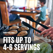 Load image into Gallery viewer, George Foreman Family Size (4-6 Servings), GRD6090B Smokeless-Digital Smart Select, Stainless Steel
