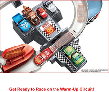 Load image into Gallery viewer, Disney and Pixar Cars Rust-Eze Double Circuit Speedway Playset Test Track Set for Drift, Race and Crash Competitions