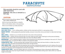 Load image into Gallery viewer, Pacific Play Tents Kids Funchute II 6 Foot Parachute with Handles for Indoor / Outdoor Fun