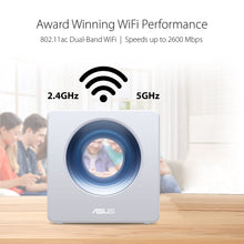 Load image into Gallery viewer, Asus Blue Cave AC2600 Dual-Band Wireless Router for Smart Homes, Featuring Intel WiFi Technology and AiProtection Network securi