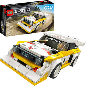 LEGO Speed Champions 1985 Audi Sport Quattro S1 76897 Toy Cars for Kids Building Kit Featuring Driver Minifigure, New 2020 (250 Pieces)