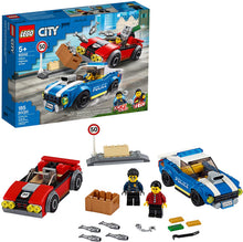 Load image into Gallery viewer, LEGO City Police Highway Arrest 60242 Police Toy, Fun Building Set for Kids, New 2020 (185 Pieces)