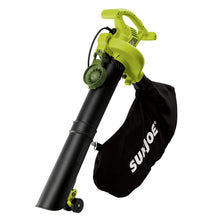 Load image into Gallery viewer, Sun Joe SBJ605E 14-Amp (up to 250 MPH) Electric Blower/Vacuum/Mulcher, Green
