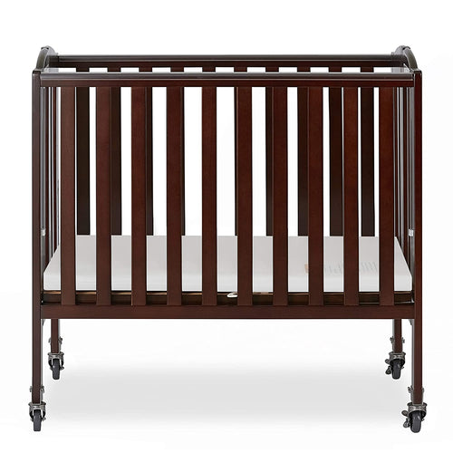 Dream On Me 2-in-1 Folding Birch Portable Crib