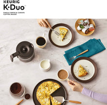 Load image into Gallery viewer, Keurig K-Duo Coffee Maker, Single Serve and 12-Cup Carafe Drip Coffee Brewer, Compatible with K-Cup Pods and Ground Coffee, Black