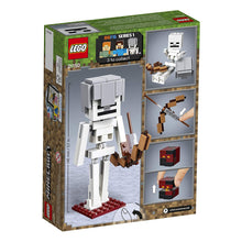 Load image into Gallery viewer, LEGO Minecraft BigFig Skeleton with Magma Cube Building Kit , New 2019 (142 Piece)