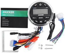 Load image into Gallery viewer, Kicker KMC2 Gauge Mount Media Center Marine Grade Receiver