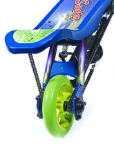 Load image into Gallery viewer, SpaceScooter Junior Push Board Teeter Totter Kids Scooter with Brake, Air Suspension &amp; Compact Fold - Blue