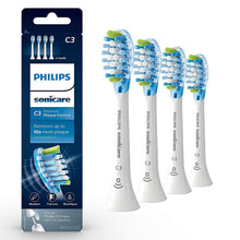 Load image into Gallery viewer, Philips Sonicare Premium Plaque Control replacement toothbrush heads, HX9044/95, BrushSync technology, Black 4-pk