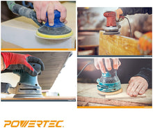 Load image into Gallery viewer, POWERTEC 45204 A/O Hook and Loop 6 Hole Disc