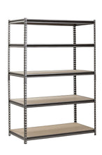 Load image into Gallery viewer, Muscle Rack UR482472PB5PAZ-SV Silver Vein Steel Storage Rack, 5 Adjustable Shelves, 4000 lb. Capacity, 72" Height x 48" Width x 24" Depth