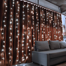 Load image into Gallery viewer, TORCHSTAR 19.7ft x 9.8ft/9.8FT × 9.8FT 600 LEDs/300 LEDs/320 LEDs Curtain Light, Daylight/Warm White/Blue