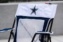 Load image into Gallery viewer, NFL Game Changer Large Folding Tailgating and Camping Chair, with Carrying Case (ALL TEAM OPTIONS)