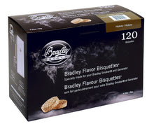 Load image into Gallery viewer, Bradley Smoker BTHC120 Hickory Bisquettes 120 Pack