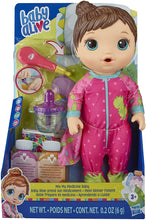 Load image into Gallery viewer, Baby Alive Mix My Medicine Baby Doll, Dinosaur Pajamas, Drinks and Wets, Doctor Accessories, Brown Hair Toy for Kids Ages 3 and Up