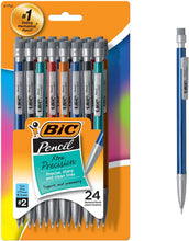 Load image into Gallery viewer, Mechanical Pencil, Metallic Barrel, Doesn't Smudge and Erases Cleanly, Various, 24-Count, Fine Point (0.5mm)