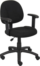 Load image into Gallery viewer, Boss Office Products Perfect Posture Delux Fabric Task Chair Without Arms in Blue