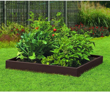 Load image into Gallery viewer, Suncast RB448H 46-Inch by 46-Inch by 5-1/2-Inch 4 Panel Resin Raised Garden Kit
