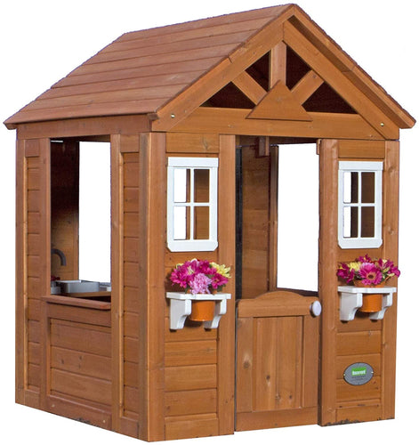 Backyard Discovery Timberlake All Cedar Wood Playhouse