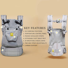 Load image into Gallery viewer, LÍLLÉbaby Complete Airflow 6-in-1 Ergonomic Baby &amp; Child Carrier, Parent - Breathable Mesh
