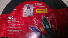 Load image into Gallery viewer, Home Accents Holiday 500-Light Multi-Color Heavy Duty Mini Lights